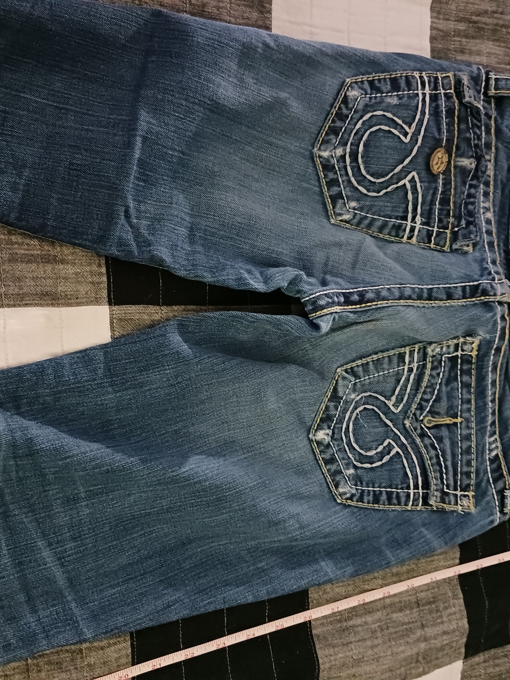 Big Star Indigo Blue Wide-Leg Flare Jeans - Picture 3 of 3